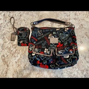 Rare Coach Poppy purse & wristlet card holder.